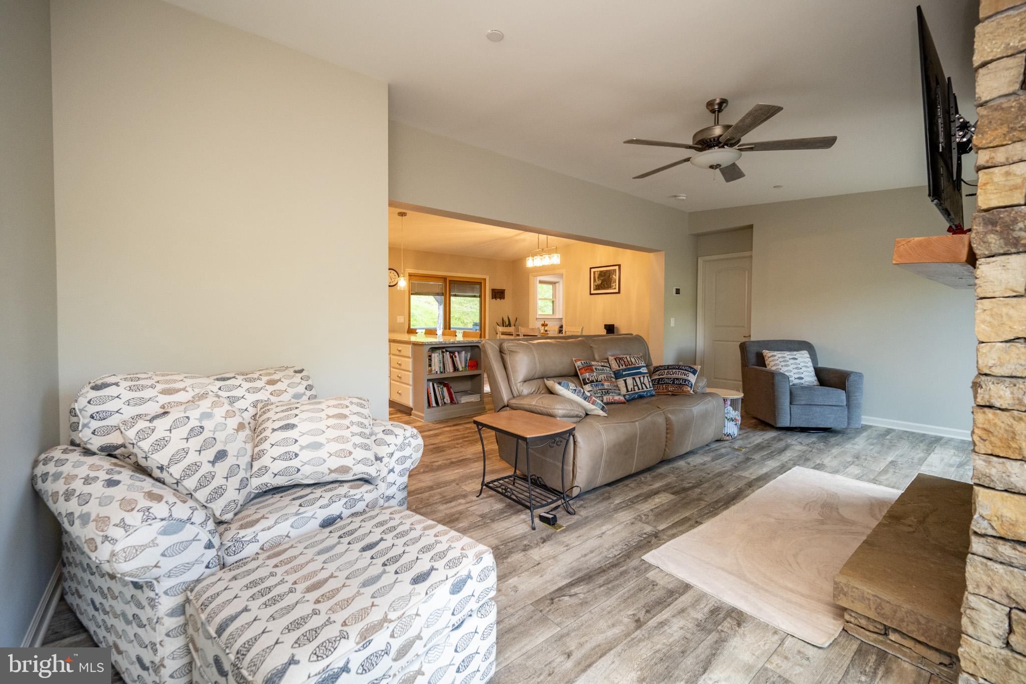 1488 Marsh Hill Road McHenry, MD 21541 - Photo 18 of 64 a living room with furniture and a large window