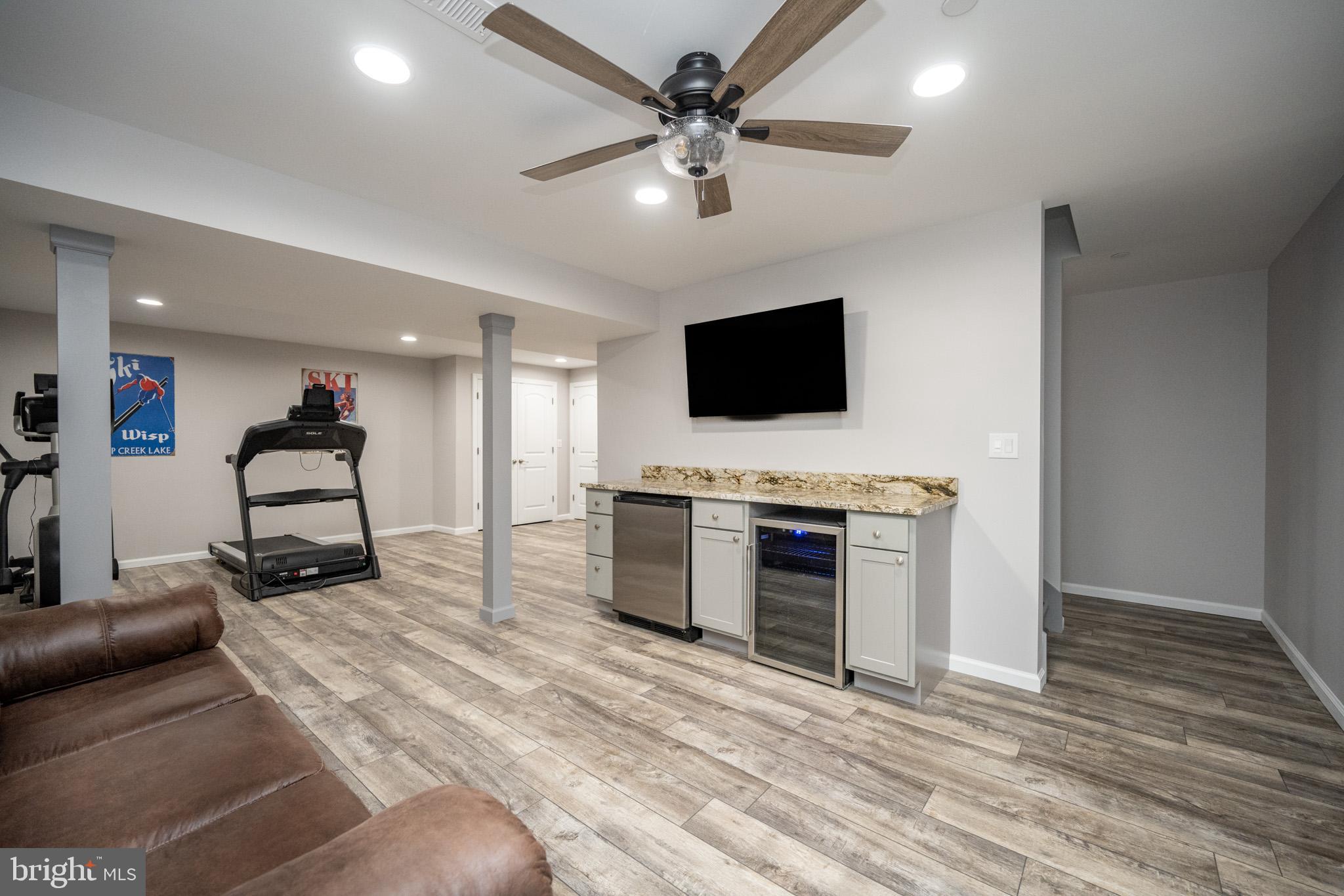 1488 Marsh Hill Road McHenry, MD 21541 - Photo 42 of 64 a living room with furniture and a flat screen tv