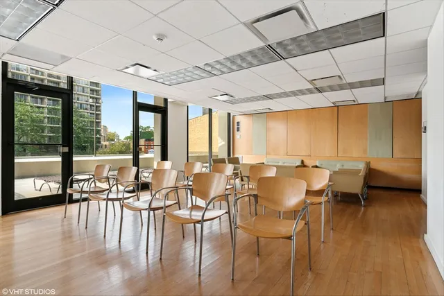 a view of a livingroom with furniture