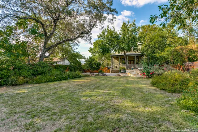 a view of outdoor space and yard