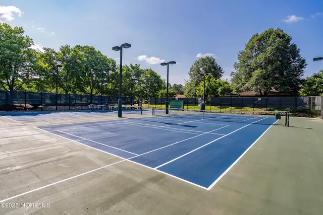 a front view of a house with a yard and potted plants