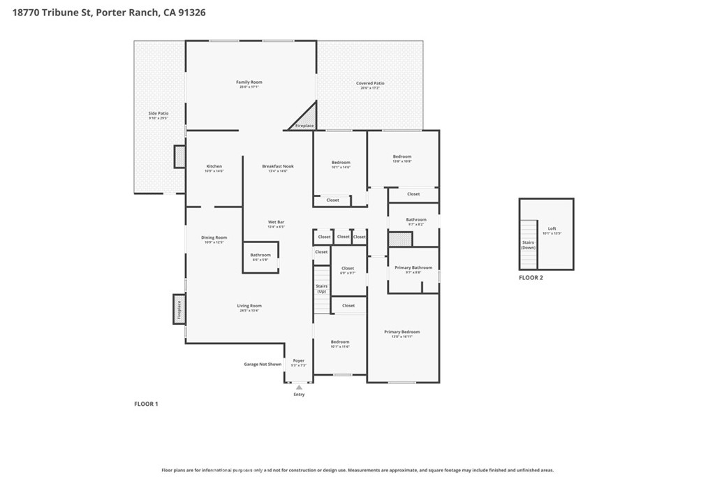 18770 Tribune Street Porter Ranch, CA 91326 - Photo 30 of 30 Floor plan