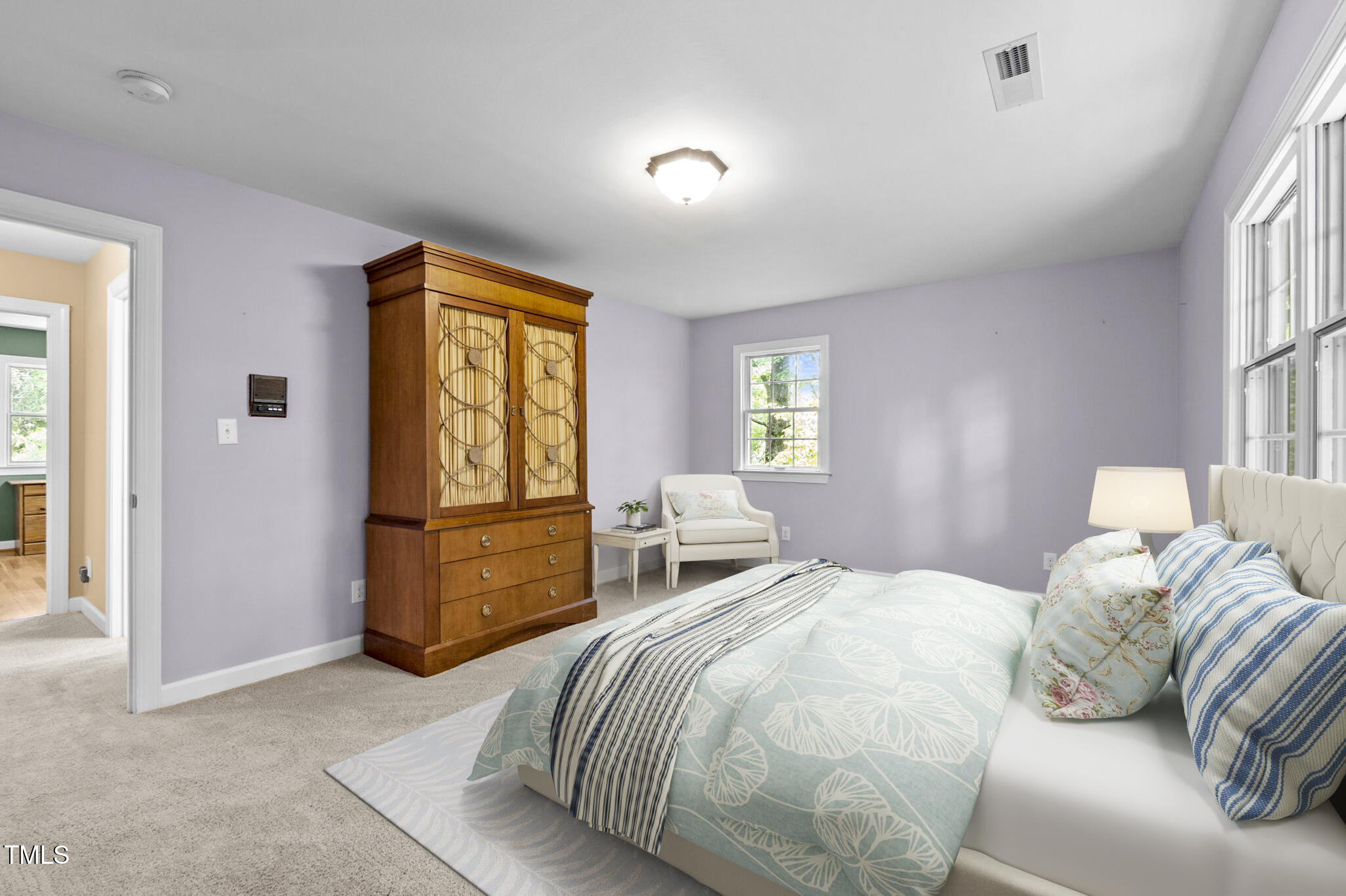 4811 New Sharon Church Road Hillsborough, NC 27278 - Photo 45 of 84 a bedroom with a bed and a window