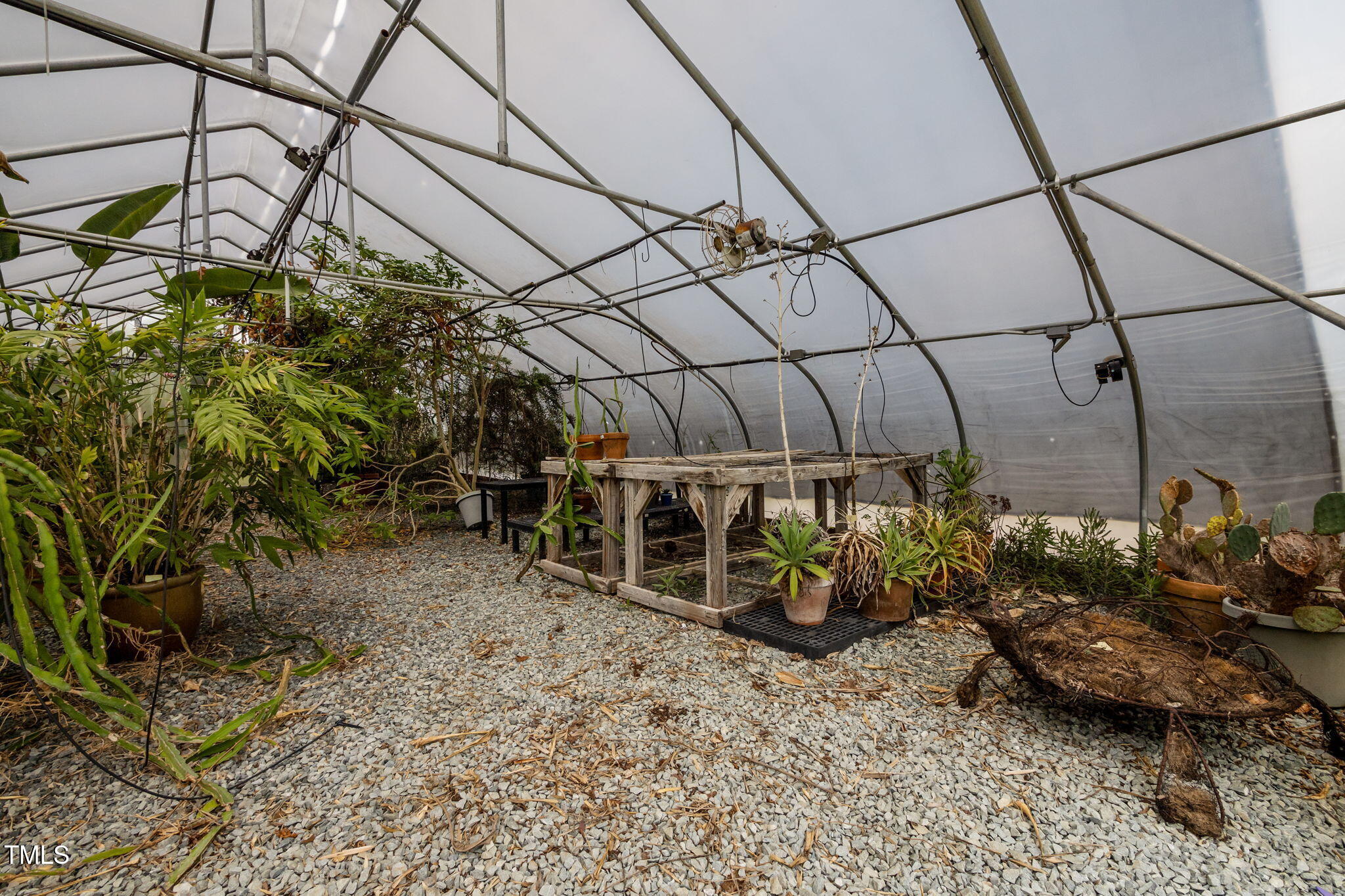 4811 New Sharon Church Road Hillsborough, NC 27278 - Photo 73 of 84 a view of a garage with a table and chairs