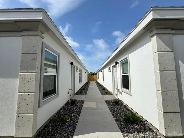 a view of a house with a hallway