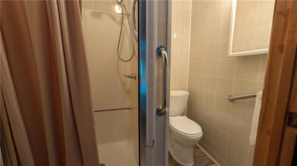 38 Ridge Road Brownsville, PA 15417 - Photo 14 of 18 a bathroom with a toilet and a shower