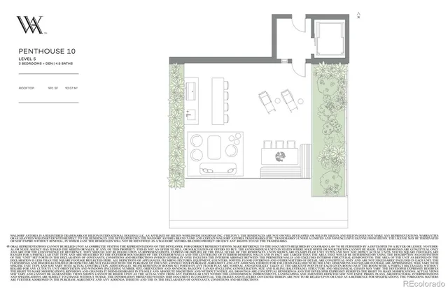 $9,785,000 | 185 Steele Street, Unit 510, Denver, CO 80206