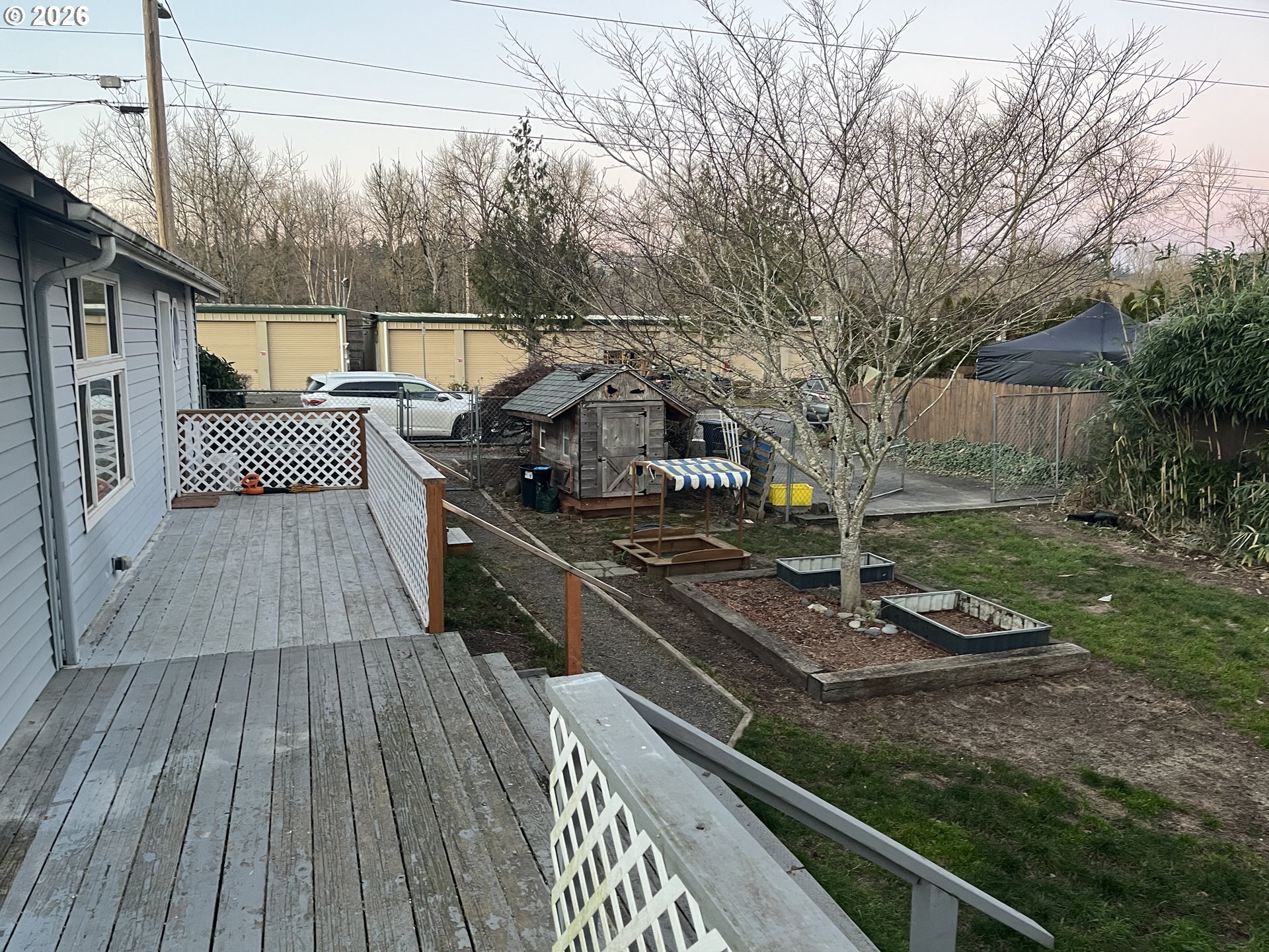 1918 Southeast 6th Avenue Camas, WA 98607 - Photo 13 of 17 a view of a backyard with wooden floor