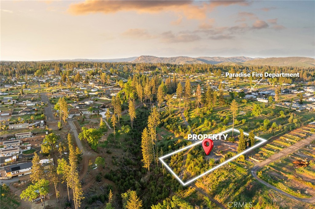 5399 Newland Road Paradise, CA 95969 - Photo 13 of 27 an aerial view of residential houses with city view