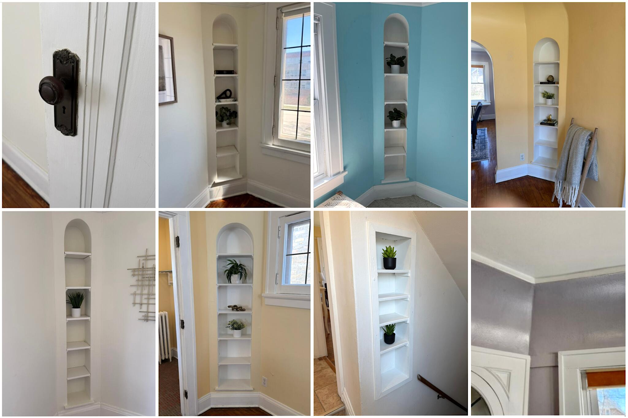 5671 North Bay Ridge Avenue Whitefish Bay, WI 53217 - Photo 24 of 39 Original door hardware , coved ceilings, and 6 built-in shelving alcoves throughout.