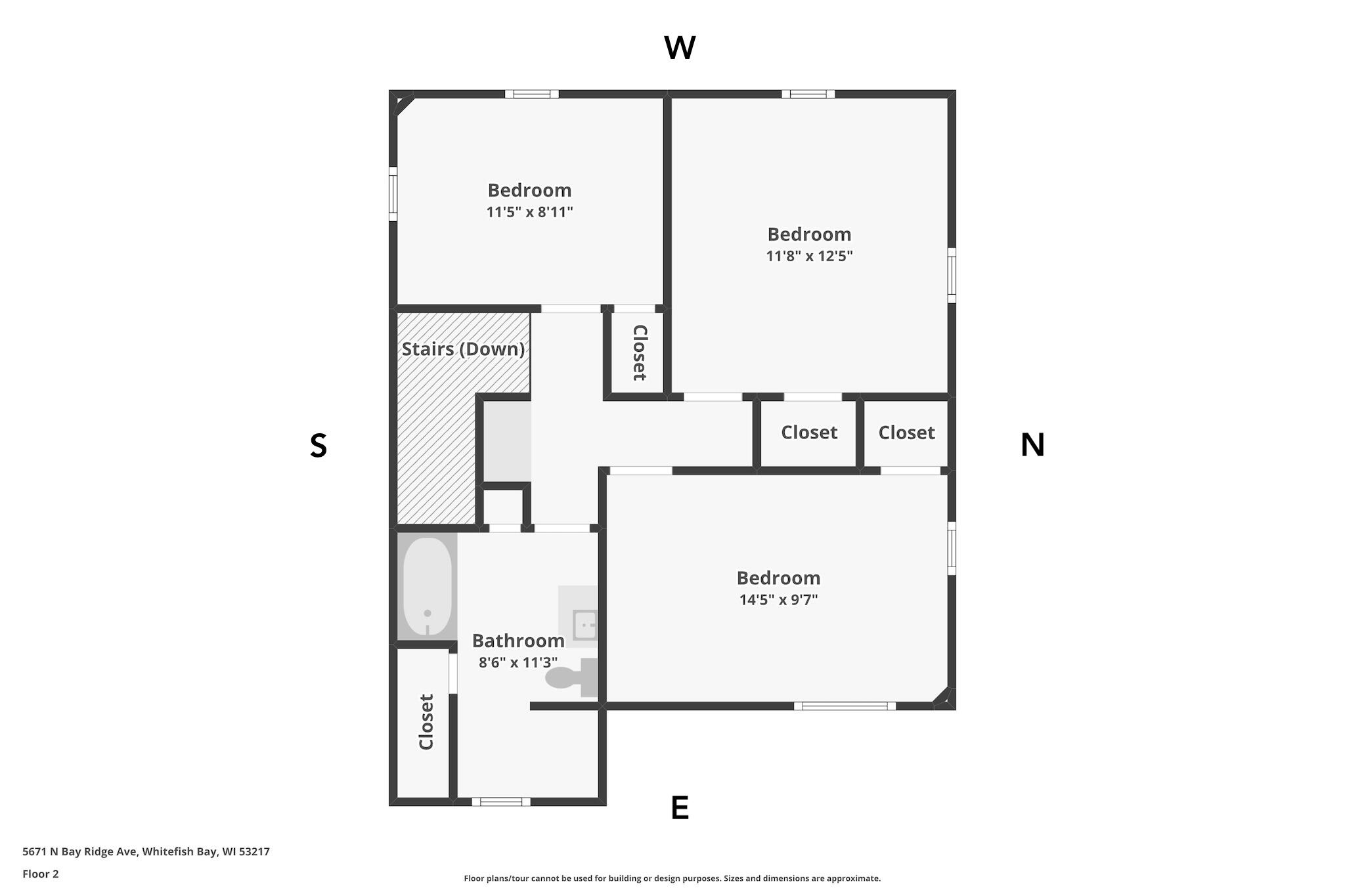 5671 North Bay Ridge Avenue Whitefish Bay, WI 53217 - Photo 39 of 39 Just enough hallway to create formality to floor plan.