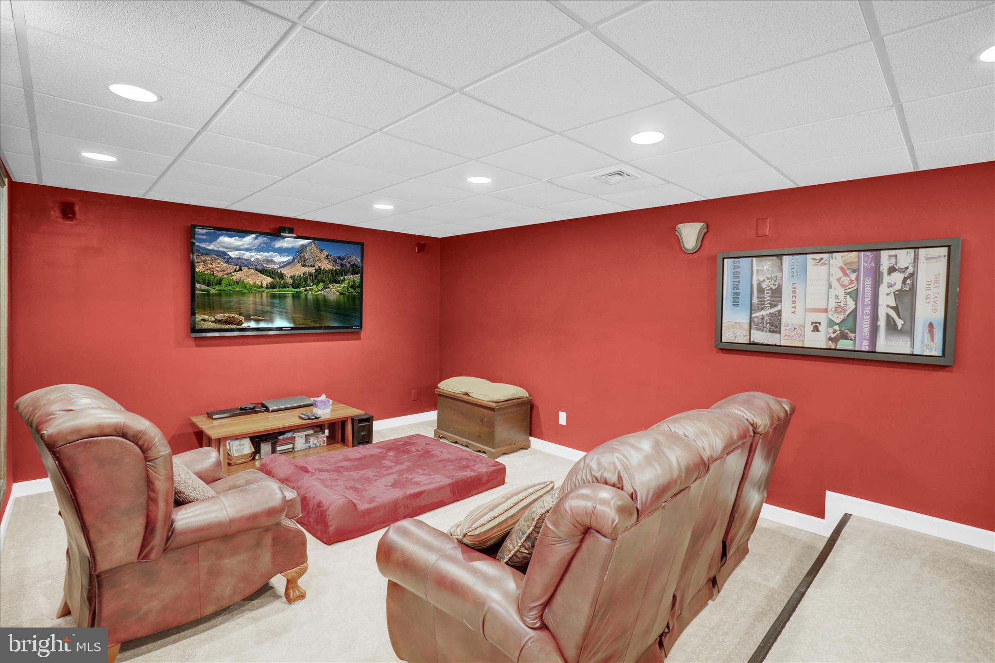 35 Pacific Avenue Sinking Spring, PA 19608 - Photo 30 of 63 a projector room with furniture