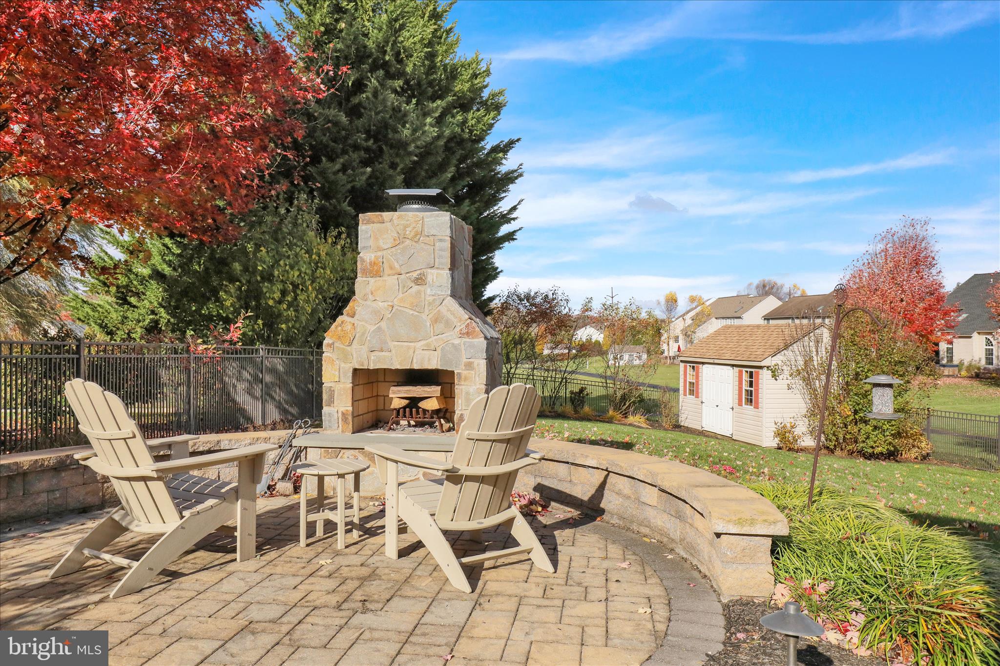 35 Pacific Avenue Sinking Spring, PA 19608 - Photo 52 of 63 a view of a patio with a table and chairs