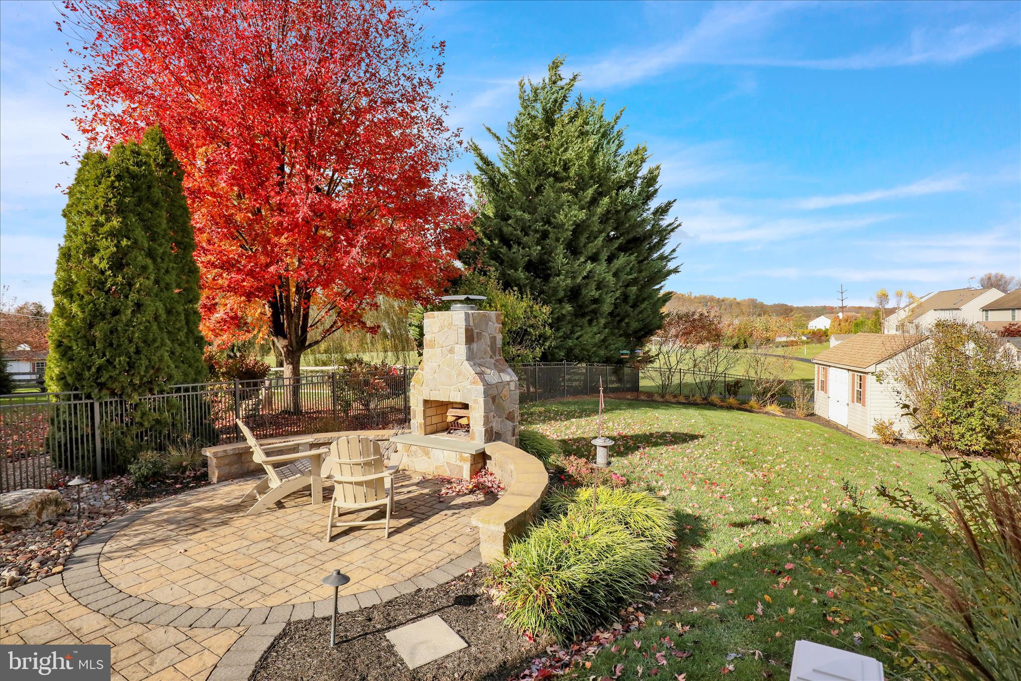 35 Pacific Avenue Sinking Spring, PA 19608 - Photo 53 of 63 a view of a backyard with sitting area