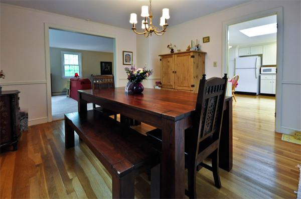 37 Oak Hill Road Wayland, MA 01778 - Photo 7 of 22 a view of a dining room with furniture and wooden floor