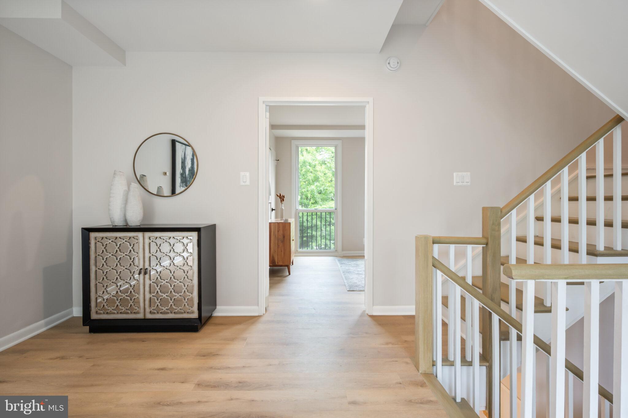 1309 4th Street Southwest, Unit TH9 Washington, DC 20024 - Photo 27 of 63 a view of an entryway with wooden floor
