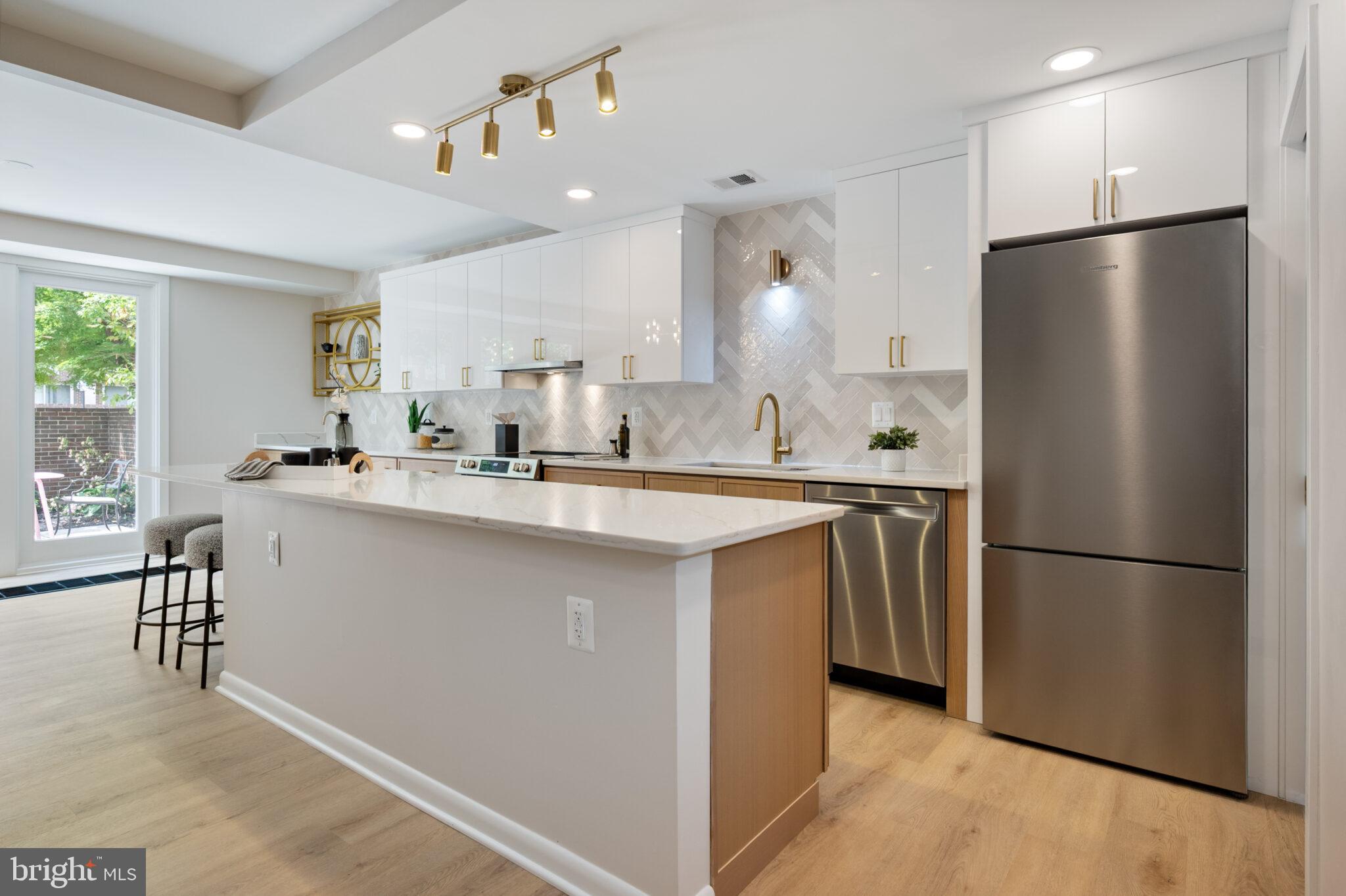 1309 4th Street Southwest, Unit TH9 Washington, DC 20024 - Photo 8 of 63 Brand New Kitchen with Stainless Steel Appliances
