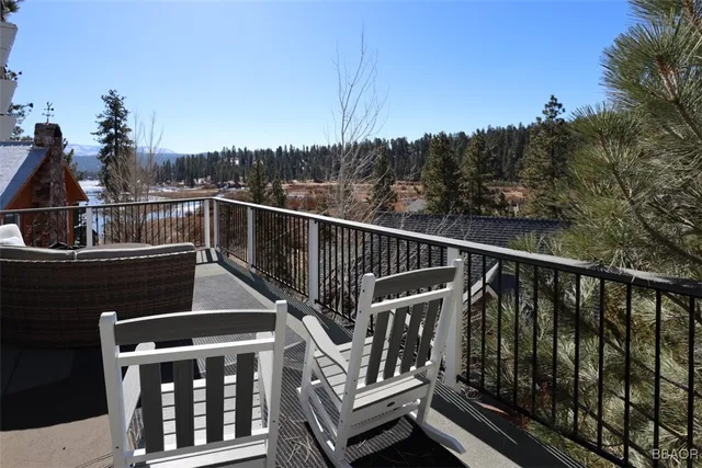 a view of balcony and deck