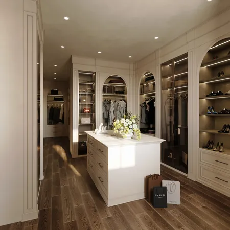 a view of living room and bedroom with furniture