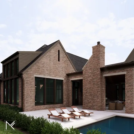 a front view of house with yard