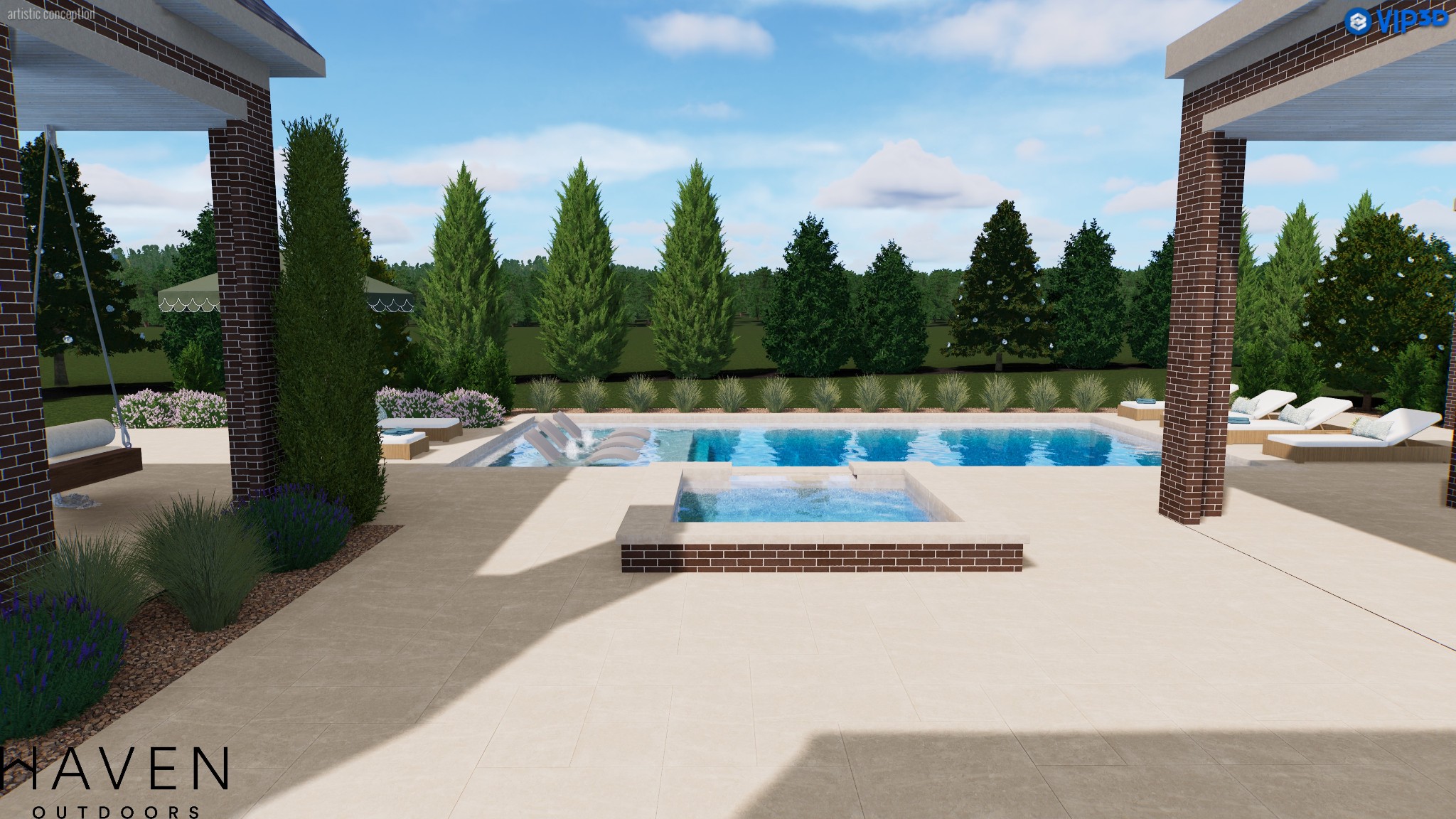 5218 Meadow Lake Road Brentwood, TN 37027 - Photo 25 of 33 a view of swimming pool with a patio