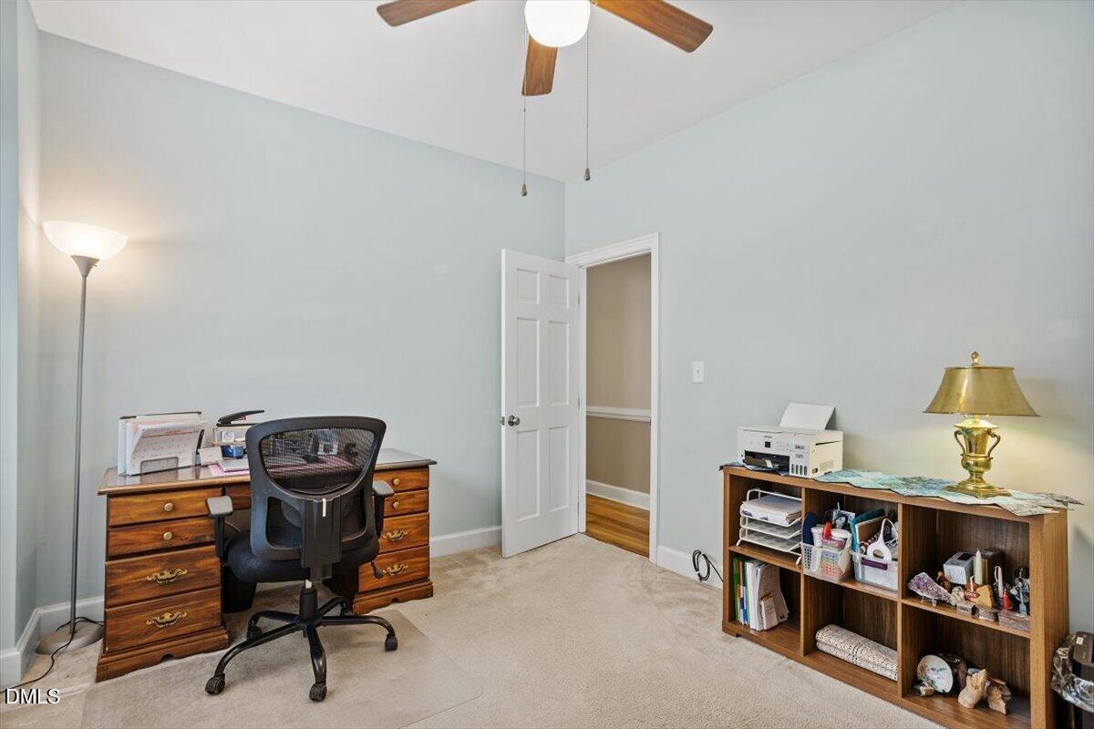 126 Skylark Way Raleigh, NC 27615 - Photo 24 of 29 a view of a workspace with furniture