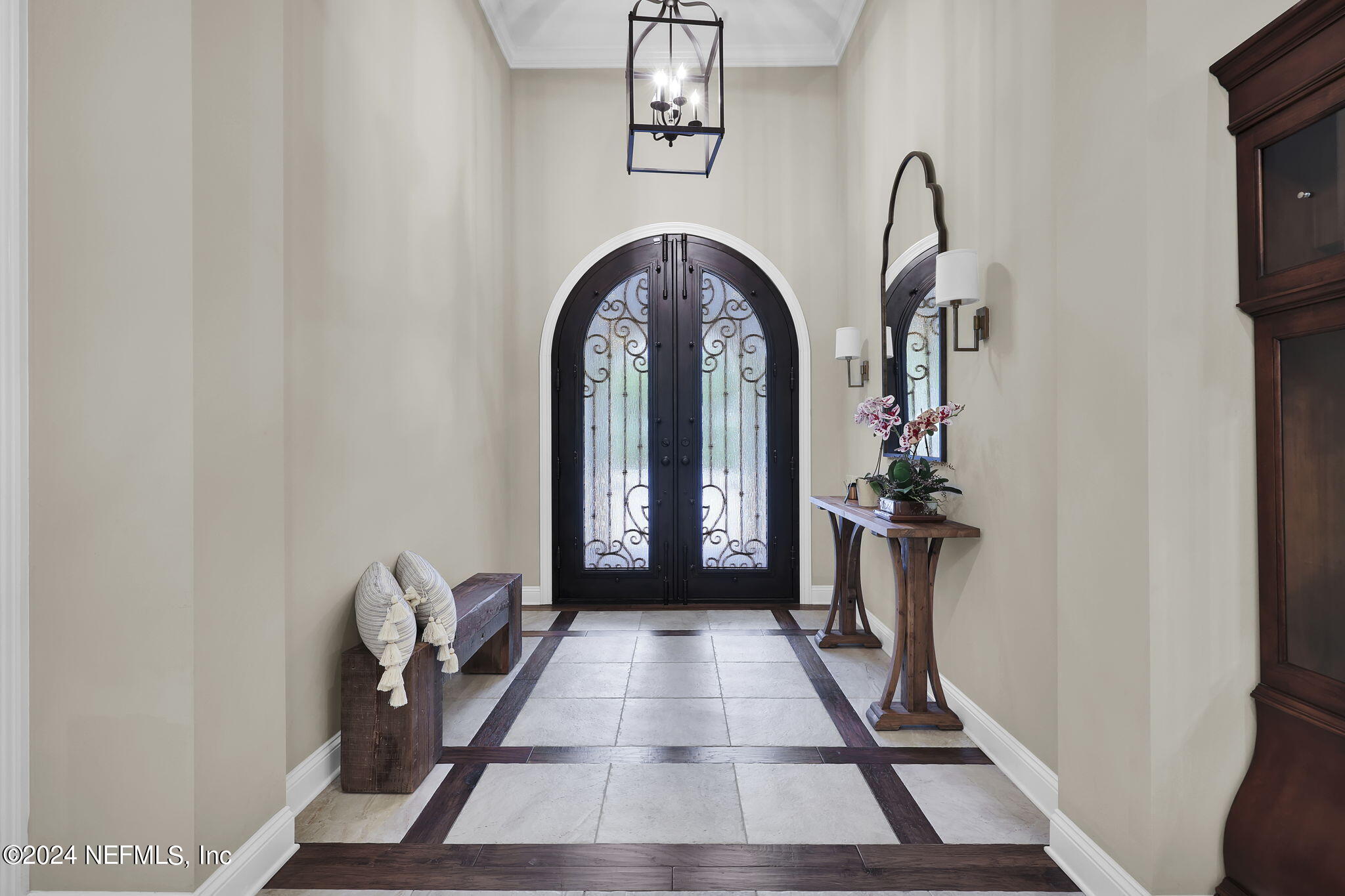 125 Senora Court St. Augustine, FL 32095 - Photo 27 of 109 a view of a hallway with entryway wooden floor and front door