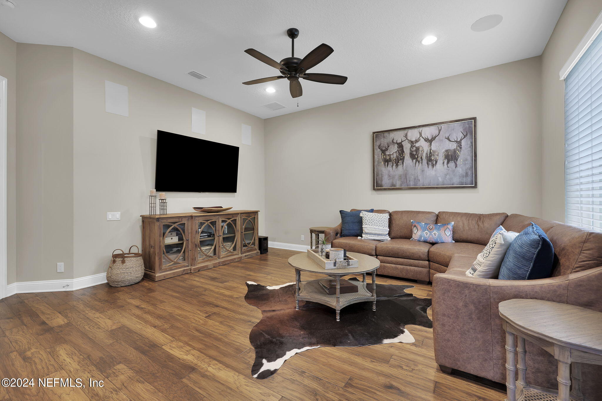 125 Senora Court St. Augustine, FL 32095 - Photo 29 of 109 a living room with furniture and a flat screen tv