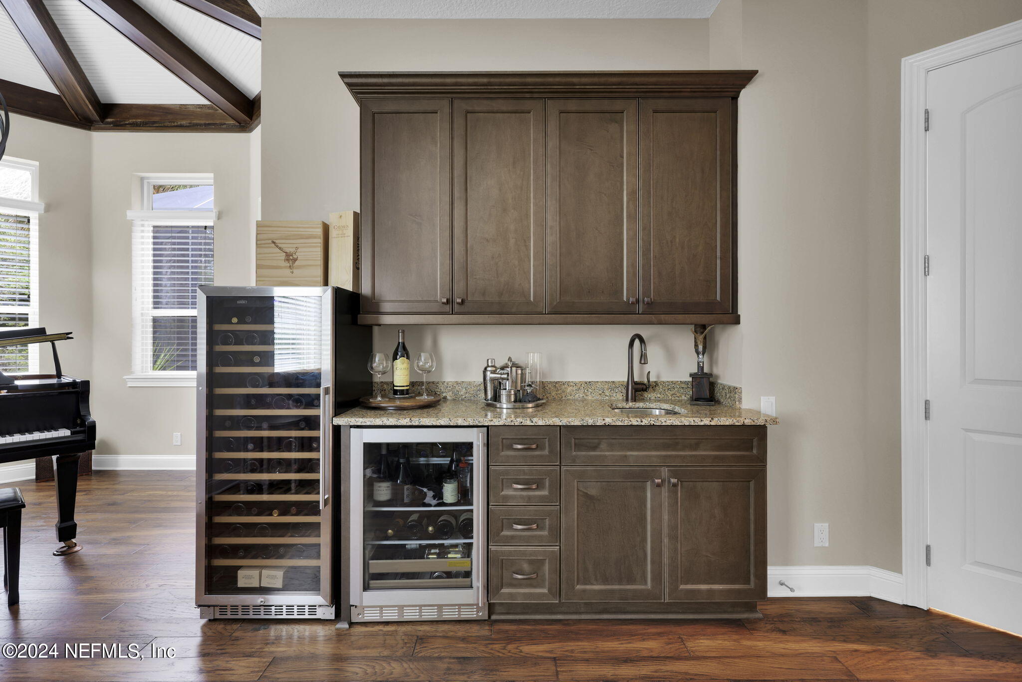 125 Senora Court St. Augustine, FL 32095 - Photo 30 of 109 Wet Bar with Wine Fridge