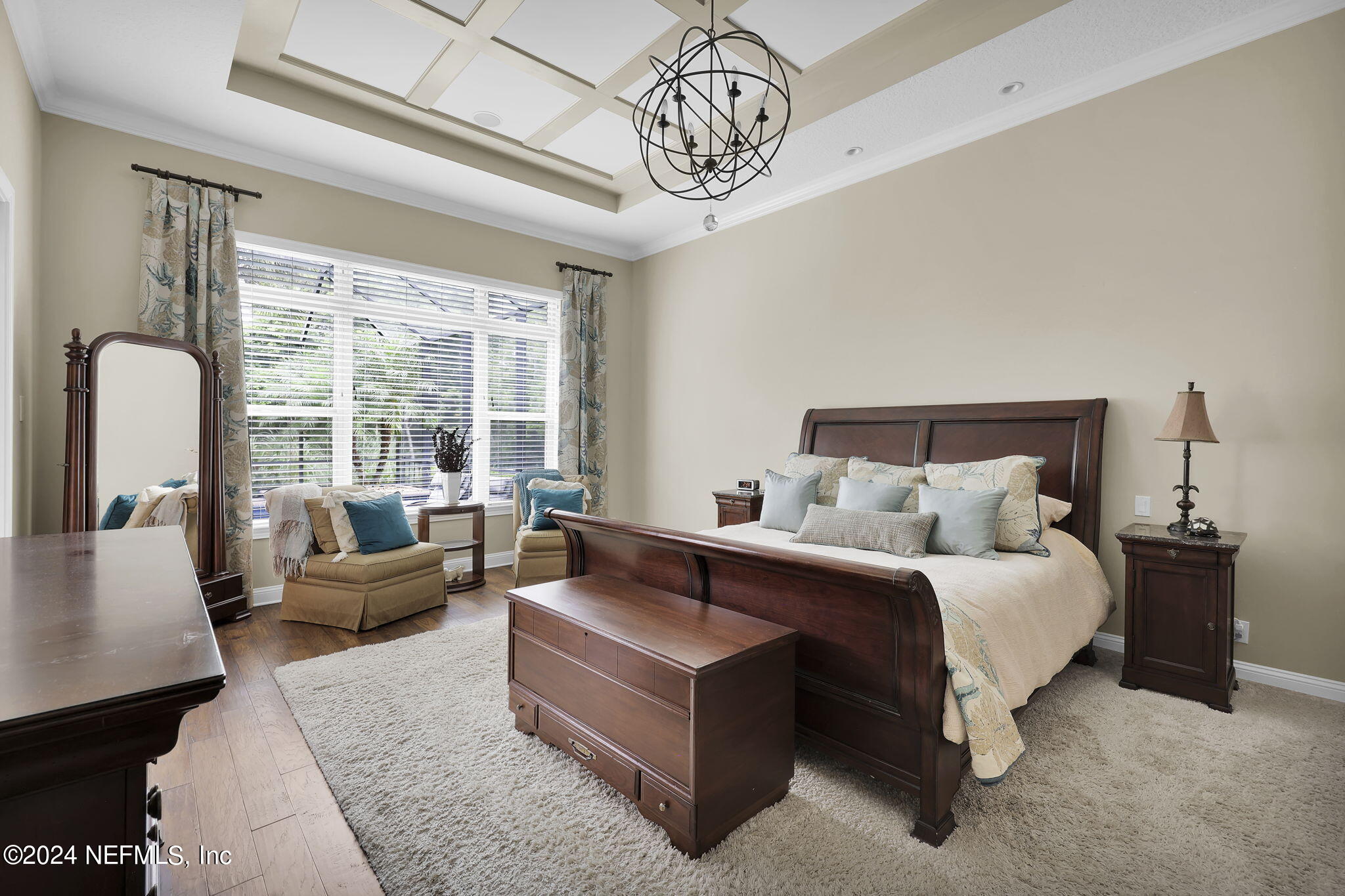 125 Senora Court St. Augustine, FL 32095 - Photo 39 of 109 a bedroom with bed couch and window