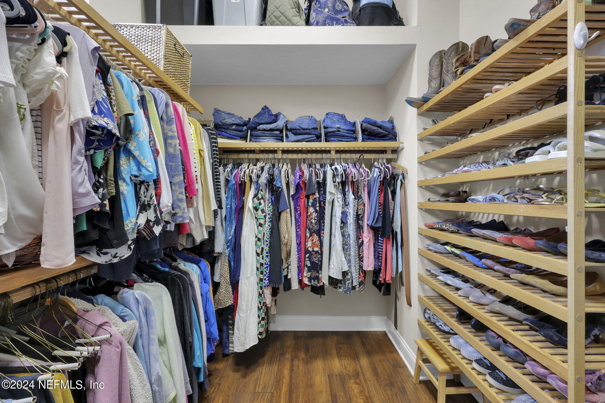 125 Senora Court St. Augustine, FL 32095 - Photo 41 of 109 a view of walk in closet with clothes and shoes