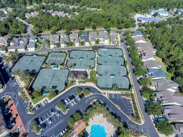 125 Senora Court St. Augustine, FL 32095 - Photo 95 of 109 Aerial Tennis Court View