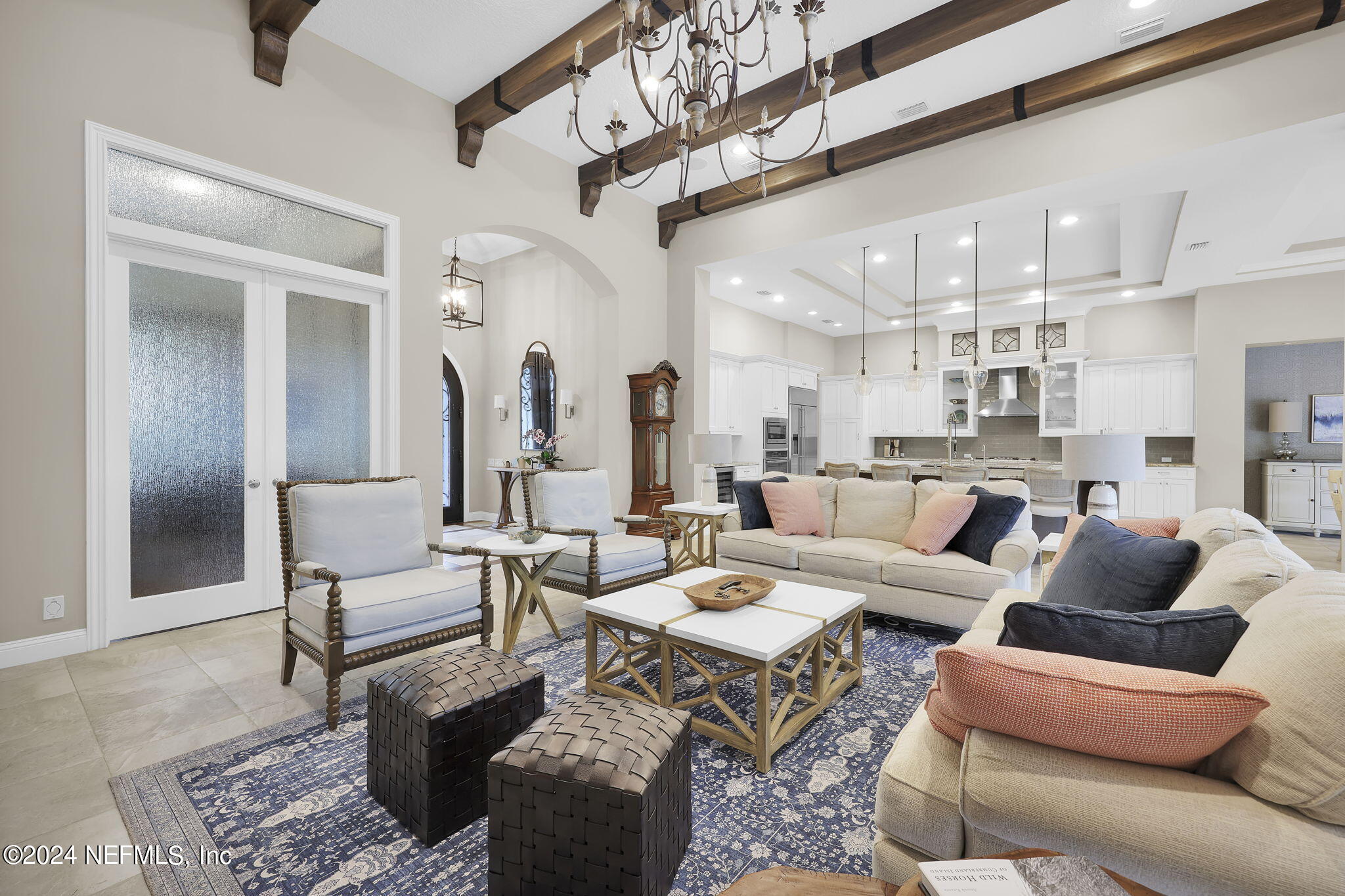 125 Senora Court St. Augustine, FL 32095 - Photo 10 of 109 a living room with lots of furniture and view of kitchen