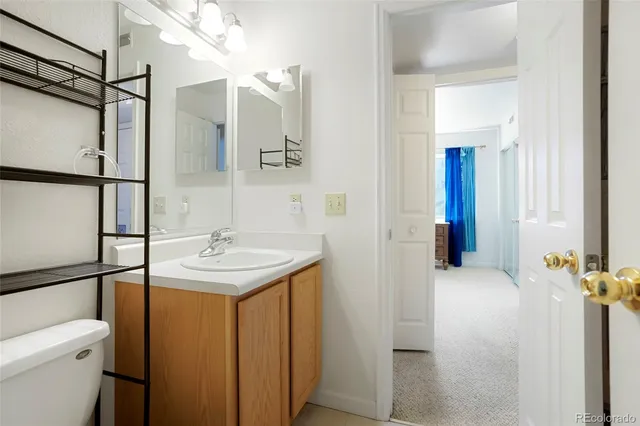 a view of room with furniture