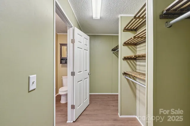 a view of walk in closet