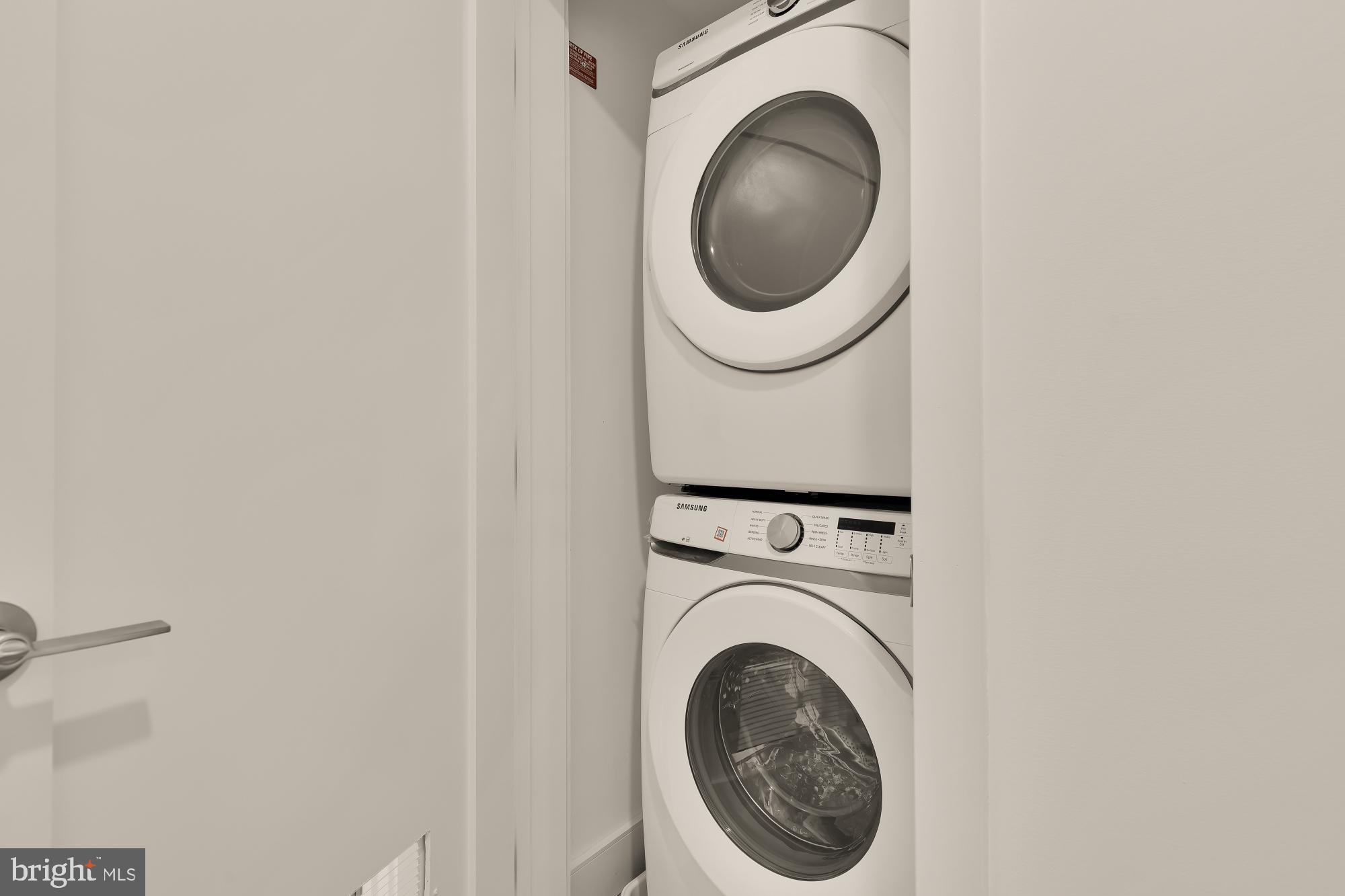 1810 Central Place Northeast, Unit 1 Washington, DC 20002 - Photo 31 of 33 a close up view of a washer and dryer