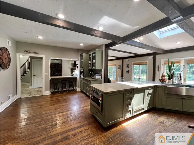 a house with trees in the background