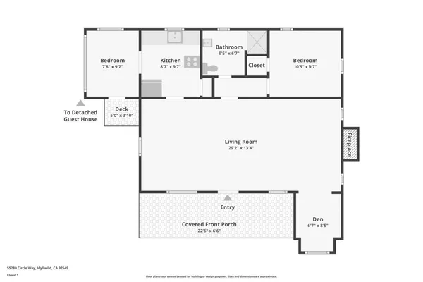 $485,000 | 55280 Circle Way, Idyllwild, CA 92549