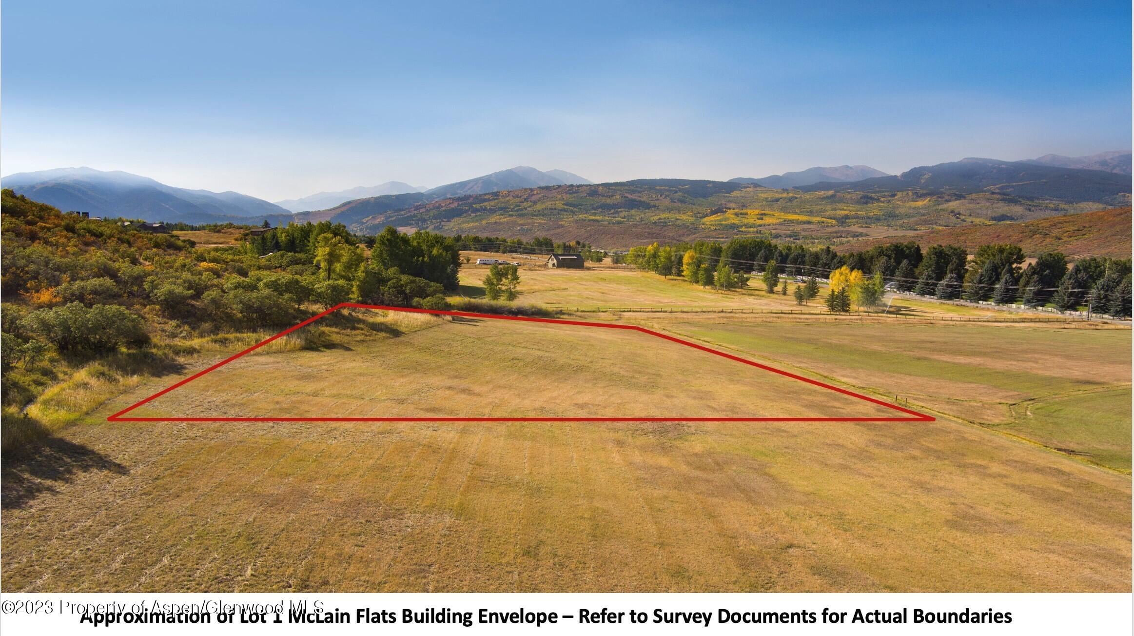 Tbd McLain Flats Road Aspen, CO 81612 - Photo 5 of 14 Building Envelope Photo