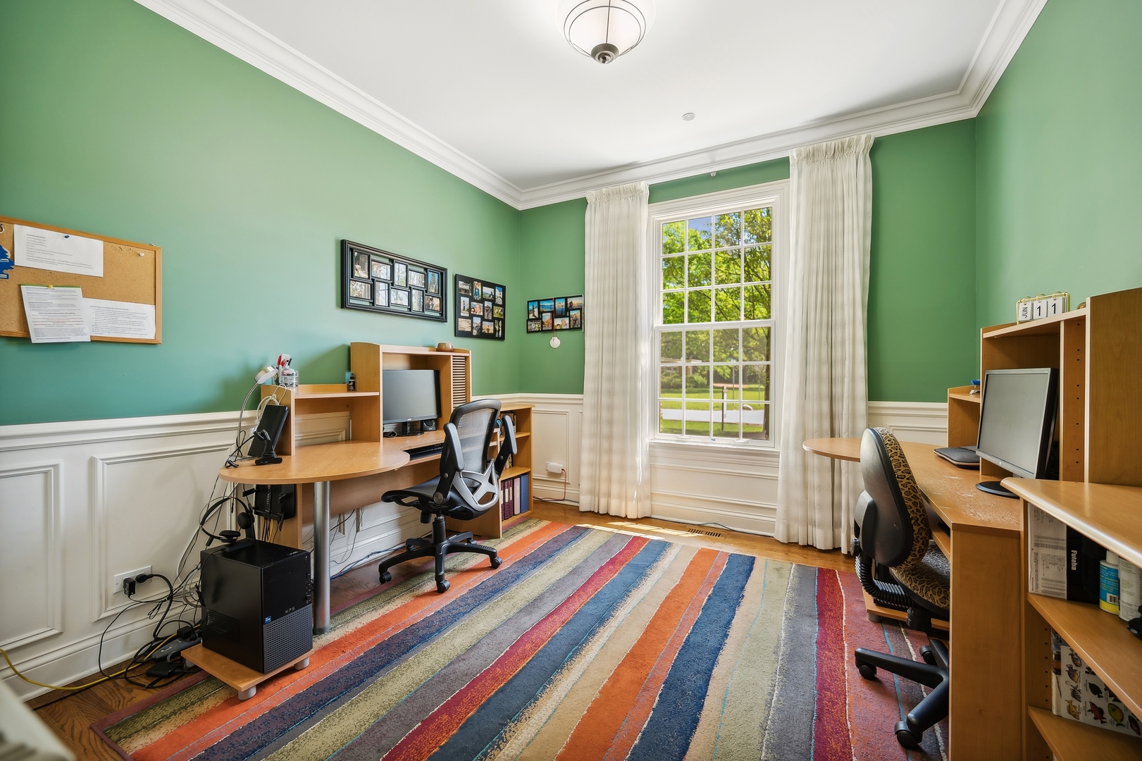 1622 Brandon Road Glenview, IL 60025 - Photo 11 of 31 a view of a workspace with furniture and a window