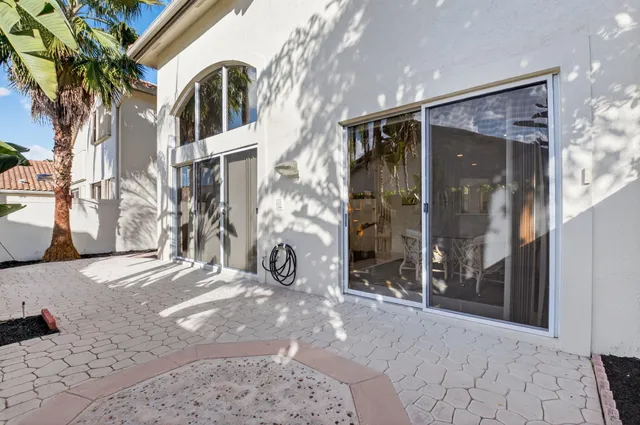 a view of a house with a outdoor space