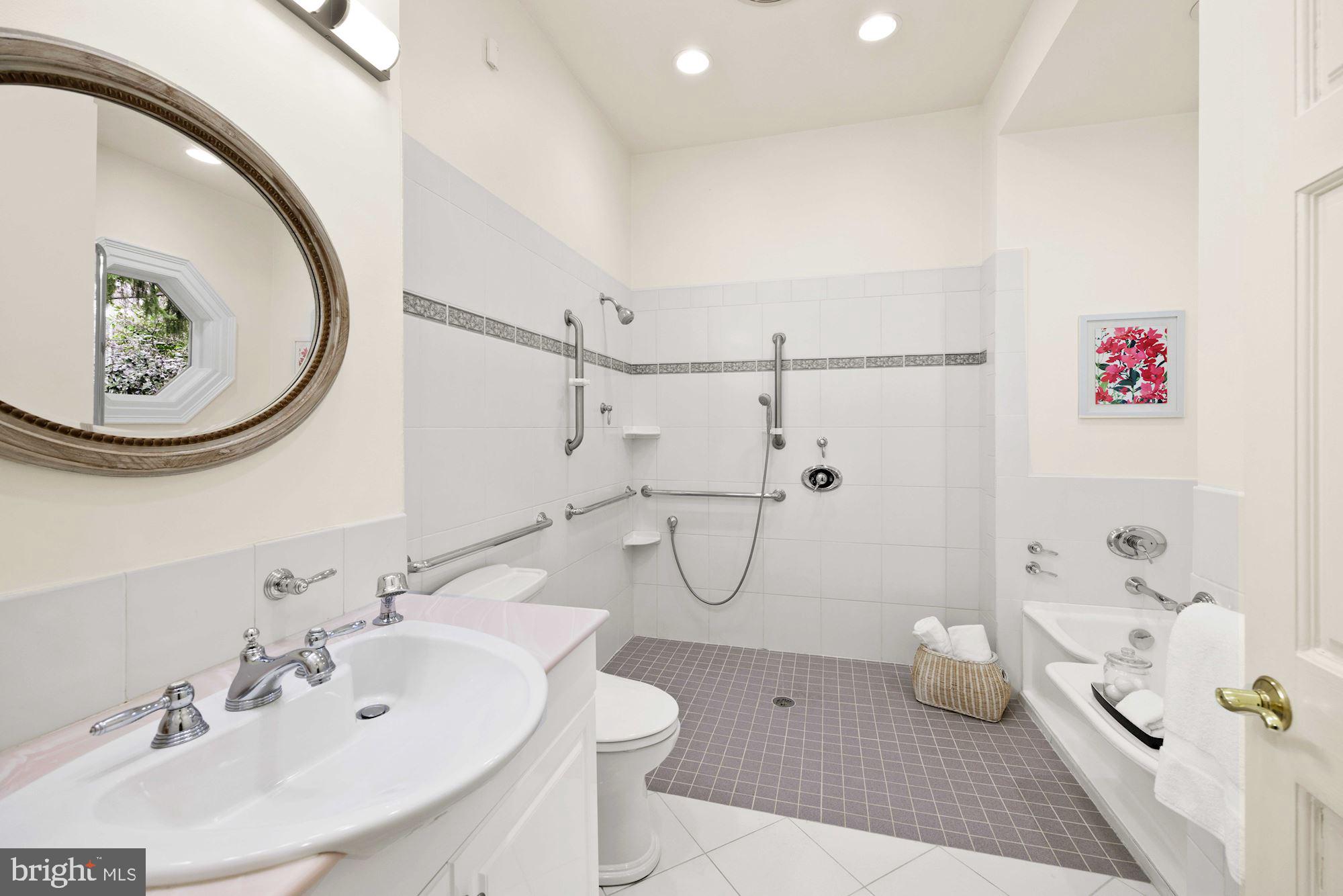 7118 Arrowood Road Bethesda, MD 20817 - Photo 32 of 59 ADA Accessible Bathroom