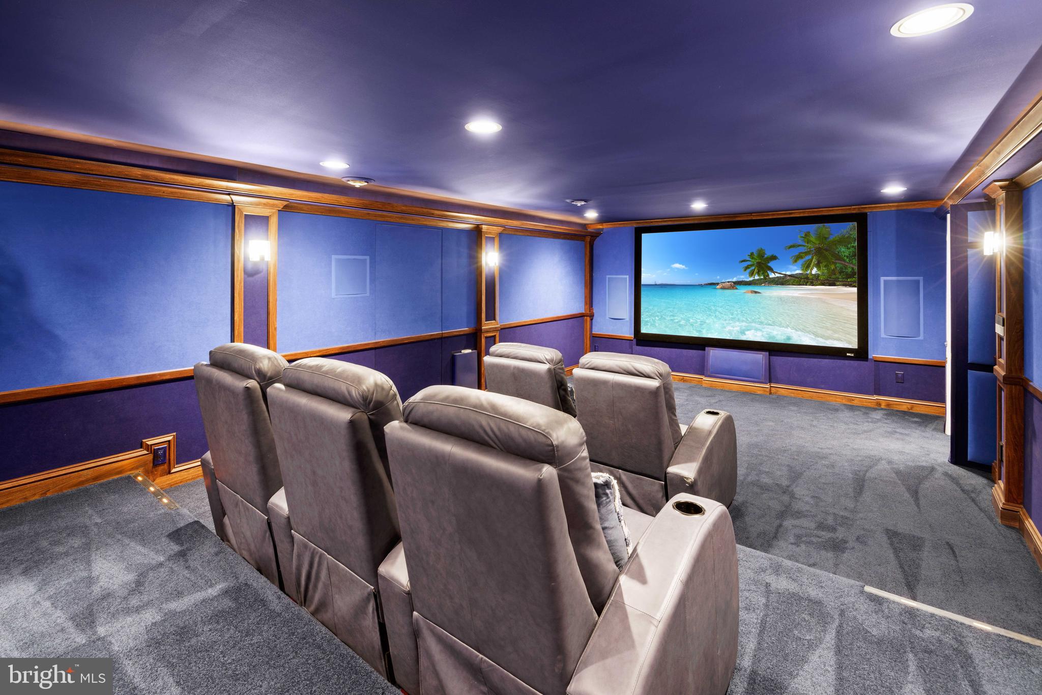 7118 Arrowood Road Bethesda, MD 20817 - Photo 49 of 59 Tiered Seating and Surround Sound System