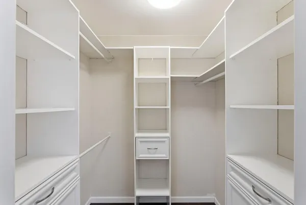 a walk in closet