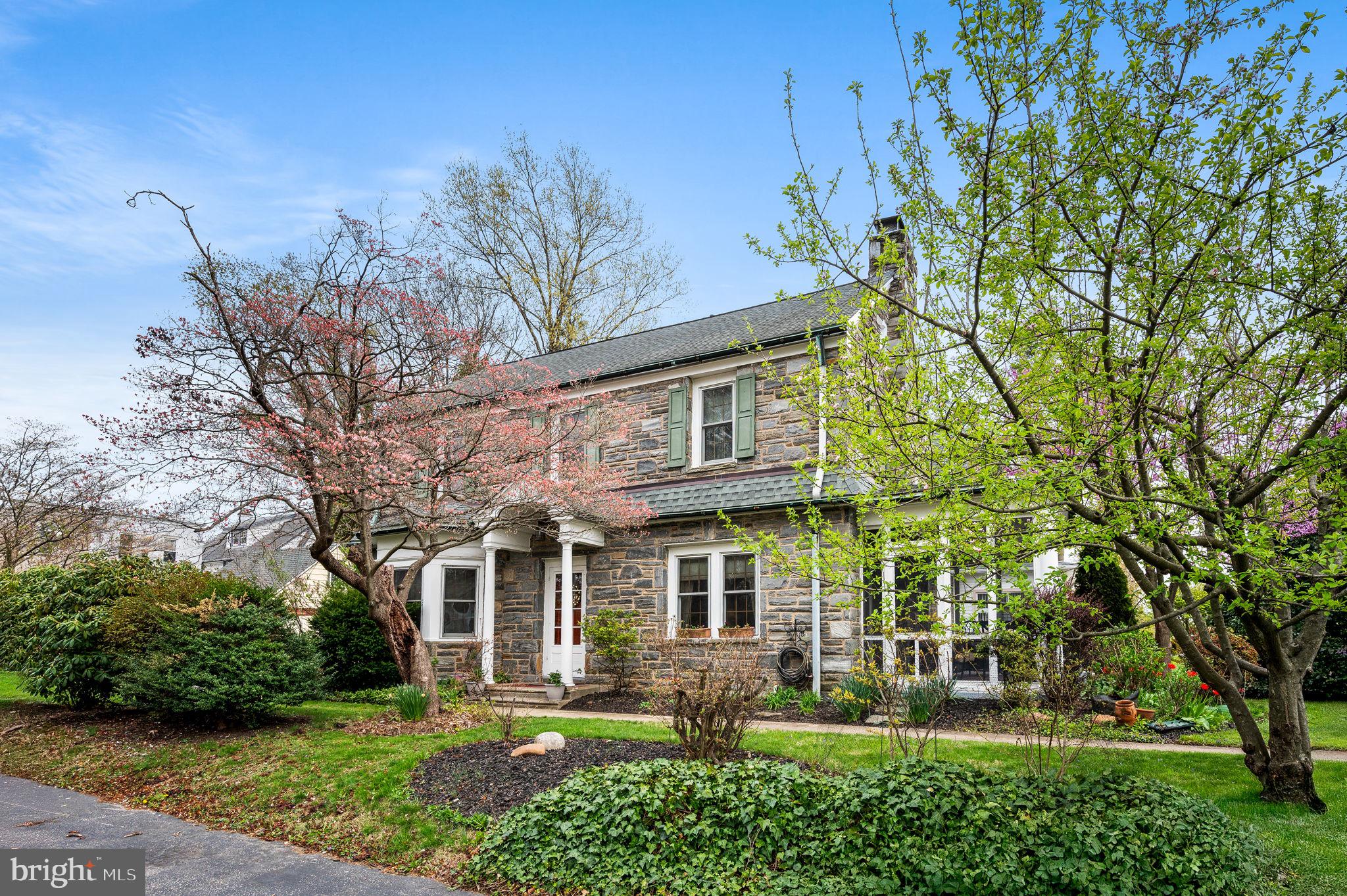 281 Wayne Avenue Lansdowne, PA 19050 - Photo 1 of 28 front view of a brick house with a yard