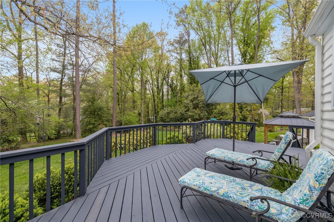 4 Westwick Road Henrico, VA 23238 - Photo 42 of 45 Deck overlooking large yard