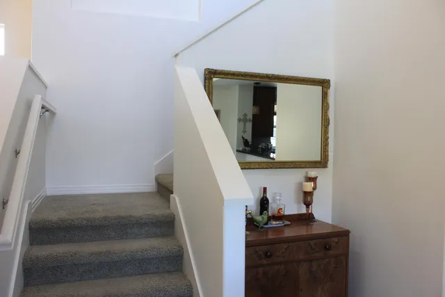 a view of a chairs in a balcony