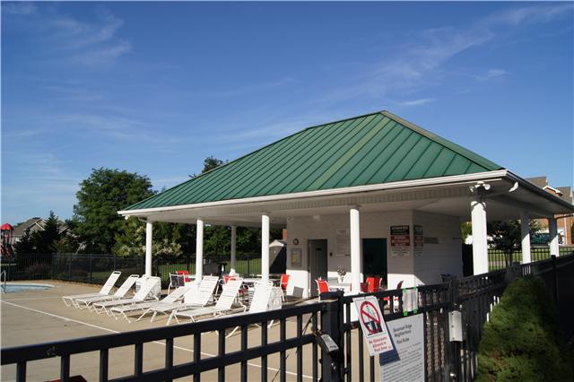 233 Savannah Ridge Murfreesboro, TN 37127 - Photo 17 of 20 Nice pool house beside the pool, offers shade, bathrooms, and a shower