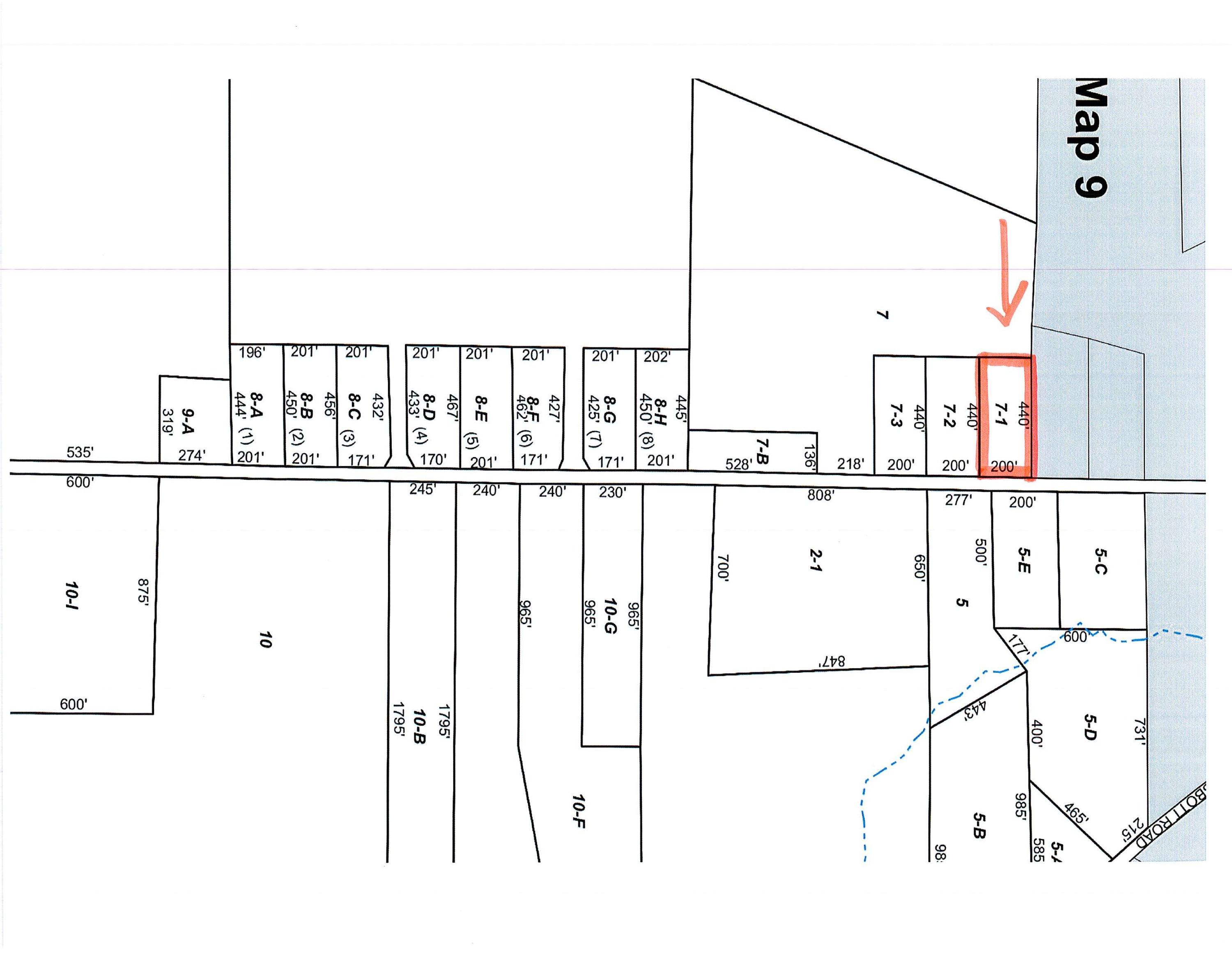 Lot 7-1 Morrill Road Winslow, ME 04901 - Photo 1 of 2 Lot 1 Map