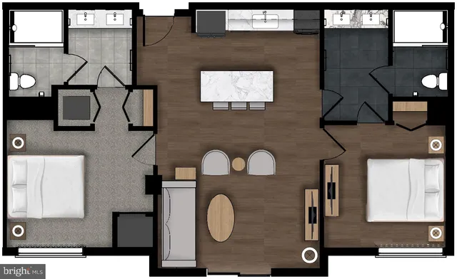 a picture of a bathroom with mirror and window